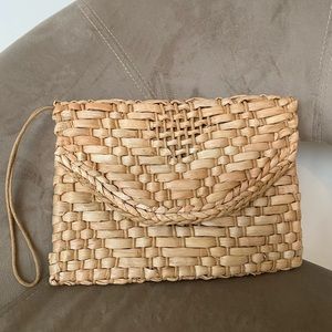 Straw Woven Clutch